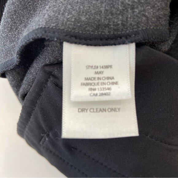 Ecru stylish pull on flattering trouser pants quality jersey fake pockets small - Picture 9 of 13